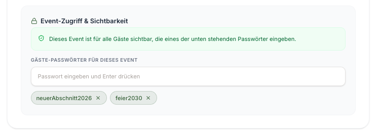 Multi-Passwort-Schutz