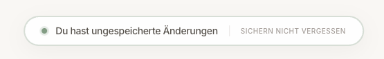 Änderungen Info