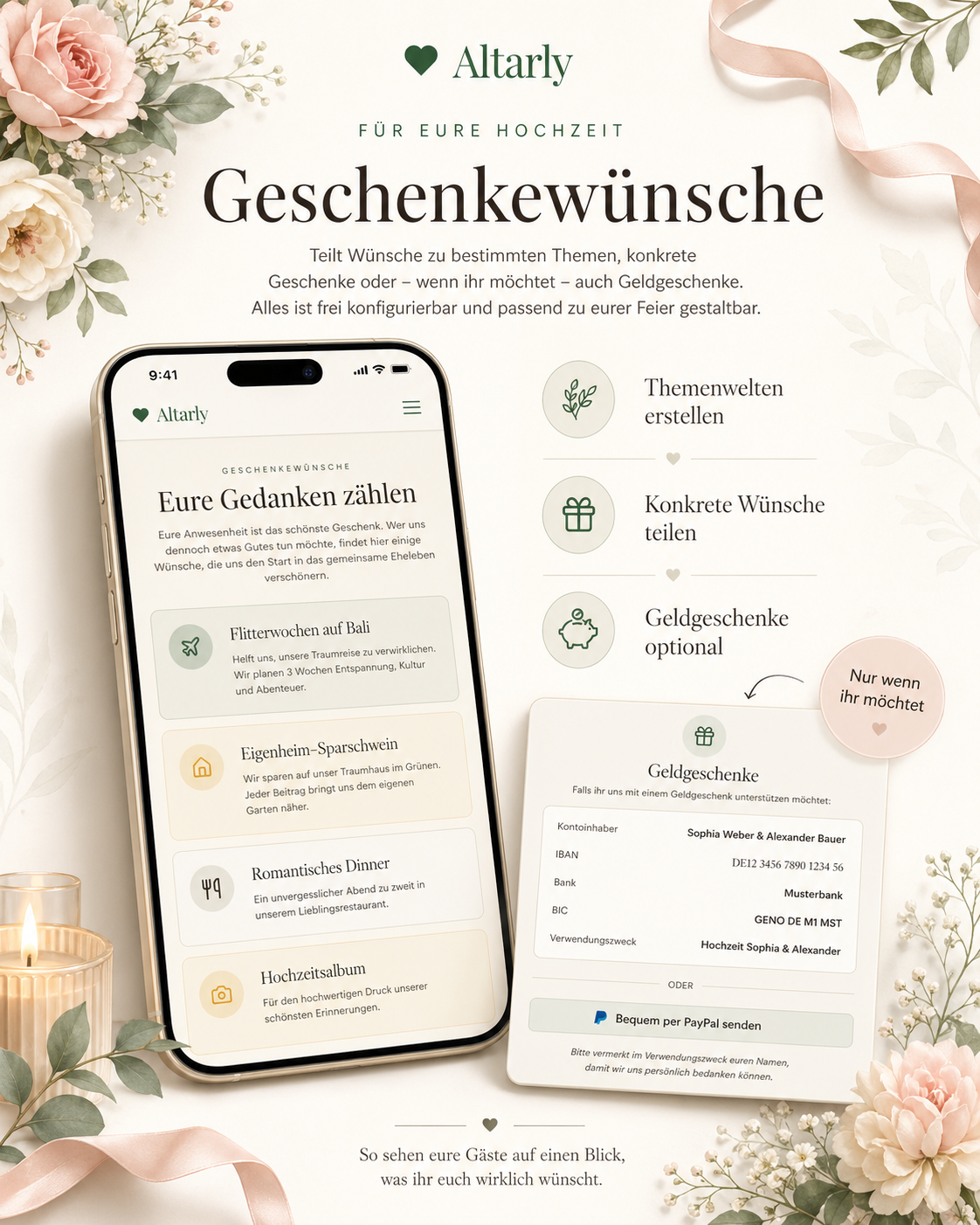 Geschenkwünsche
